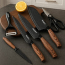 Facas do Chef – Kit Profissional Inox 6 em 1